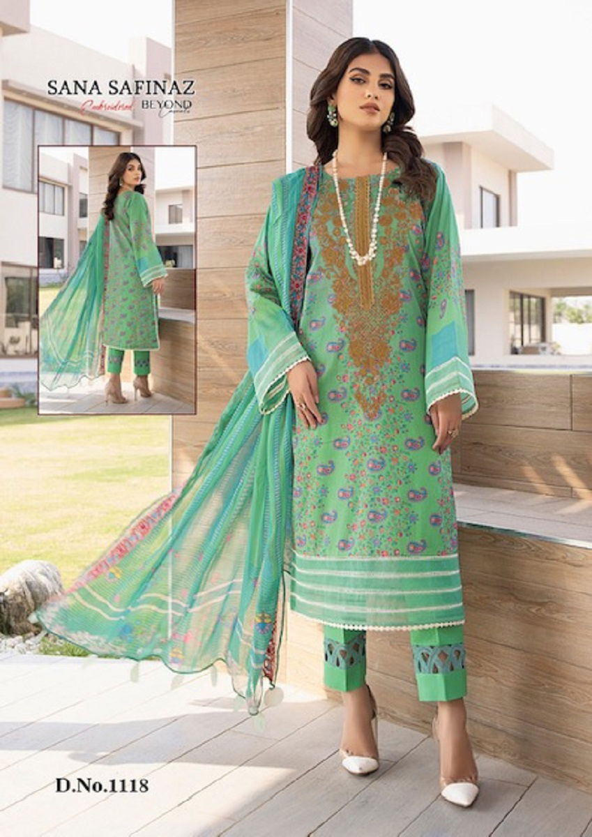 Sana Safinaz Beyond Casual Wear Lawn Cotton Pakistani Dress Material Wholesale Shop In Surat